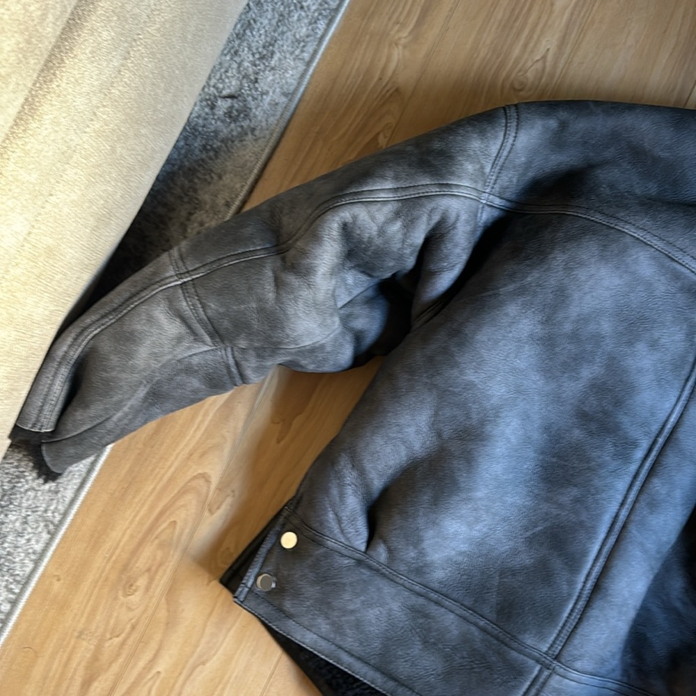 SANDRO Shearling Jacket - Picture 9 of 9